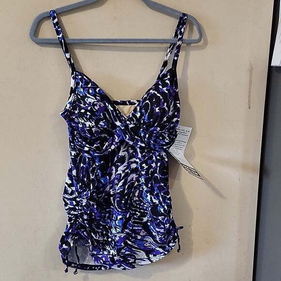 Trimshaper size 10 swim tankini NWT - Picture 1 of 5